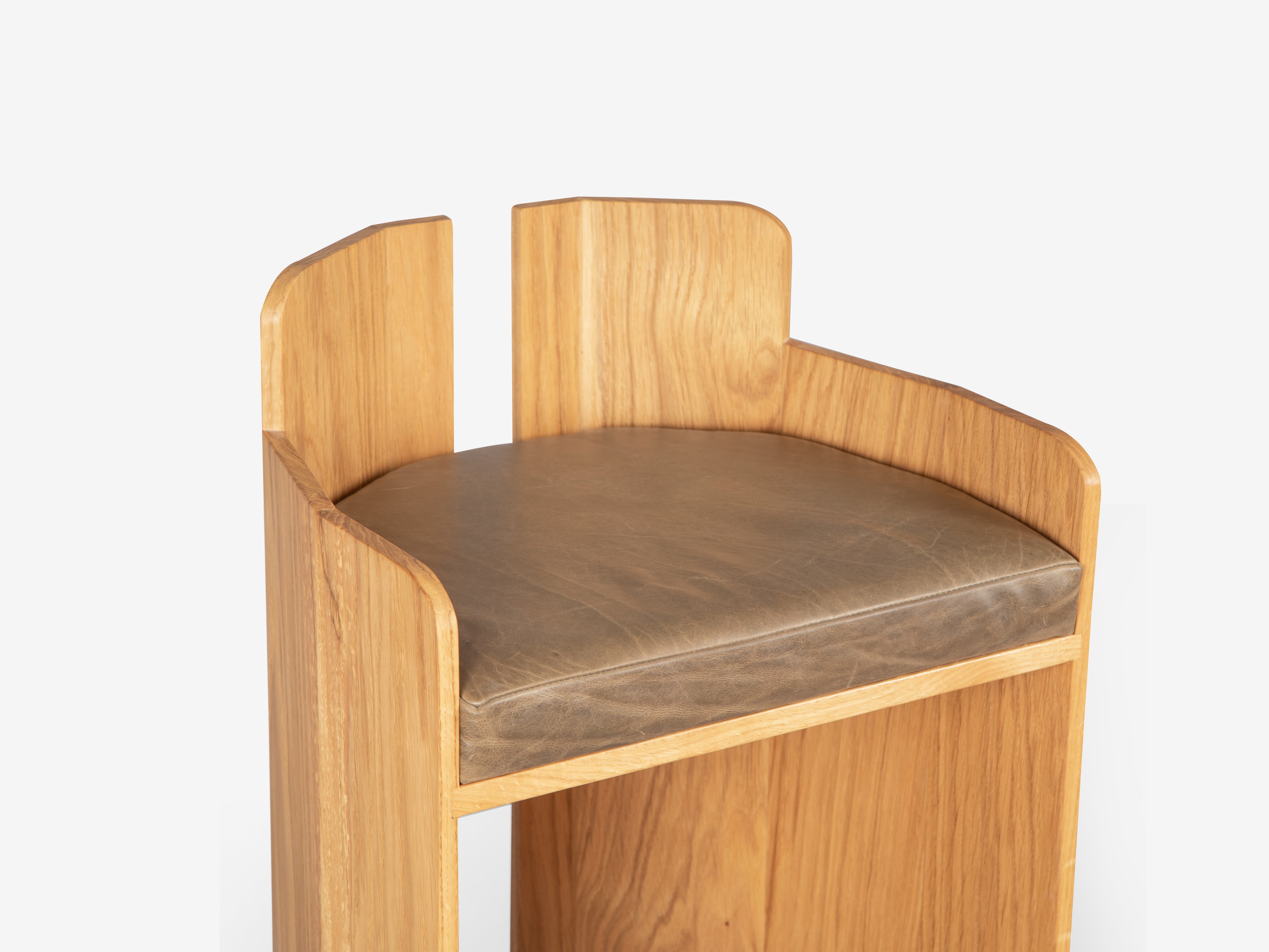 Knox / Counter Stool / White Oak