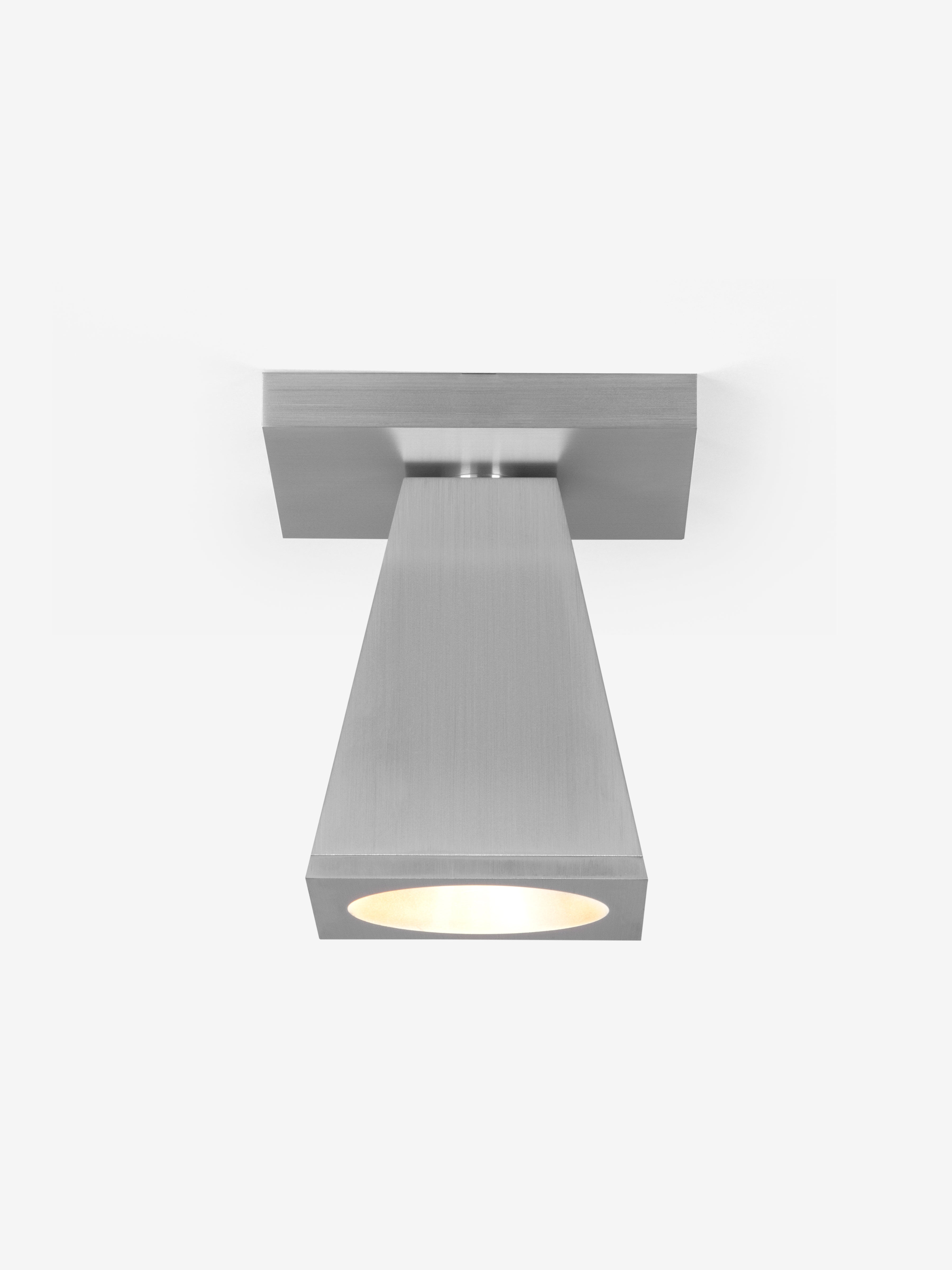 Perry / Flush Mount / Brushed Aluminum