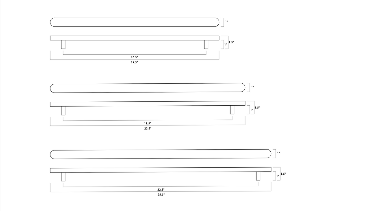 Crafted Concepts Appliance Pulls