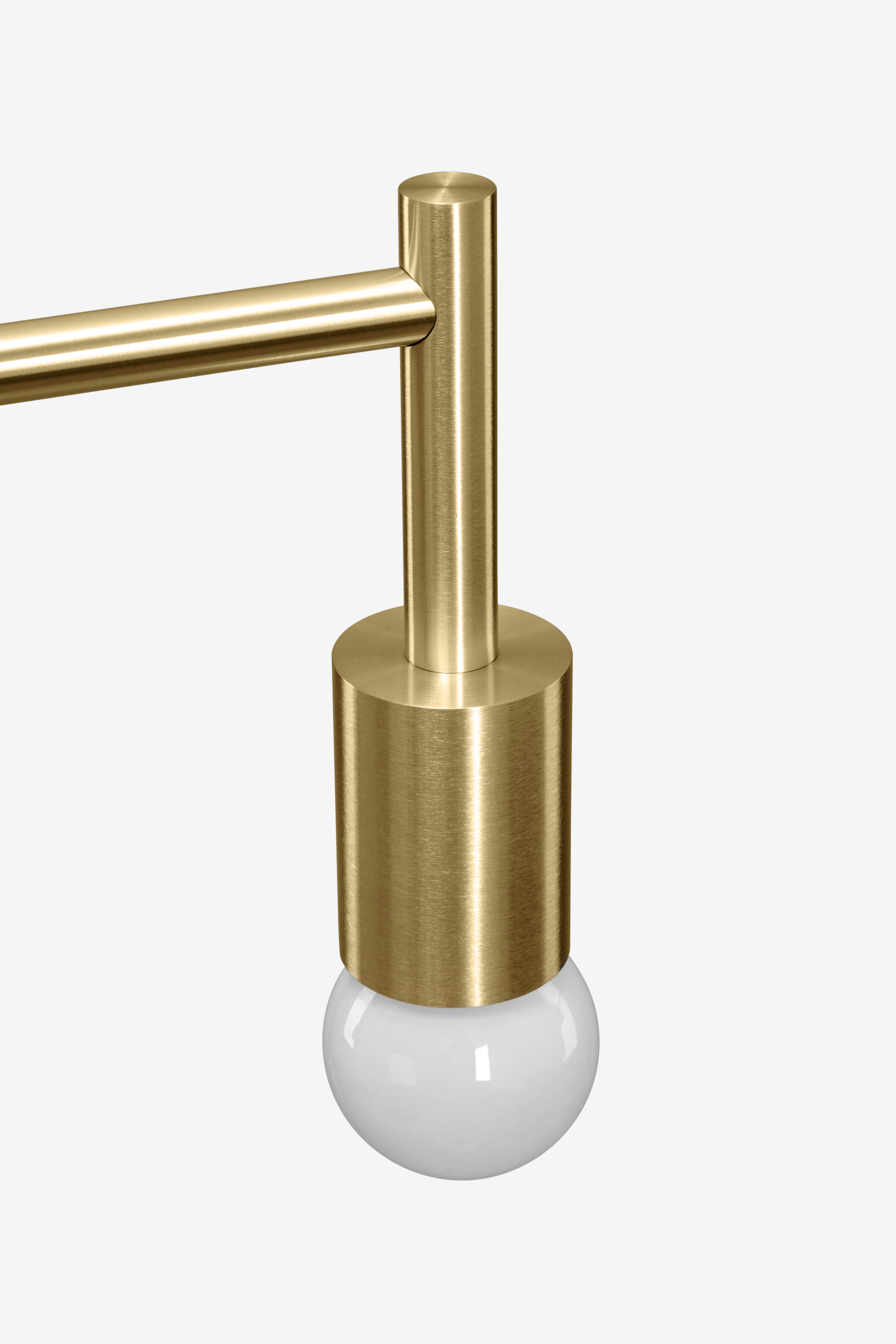 Ames 4 / Chandelier / Brass