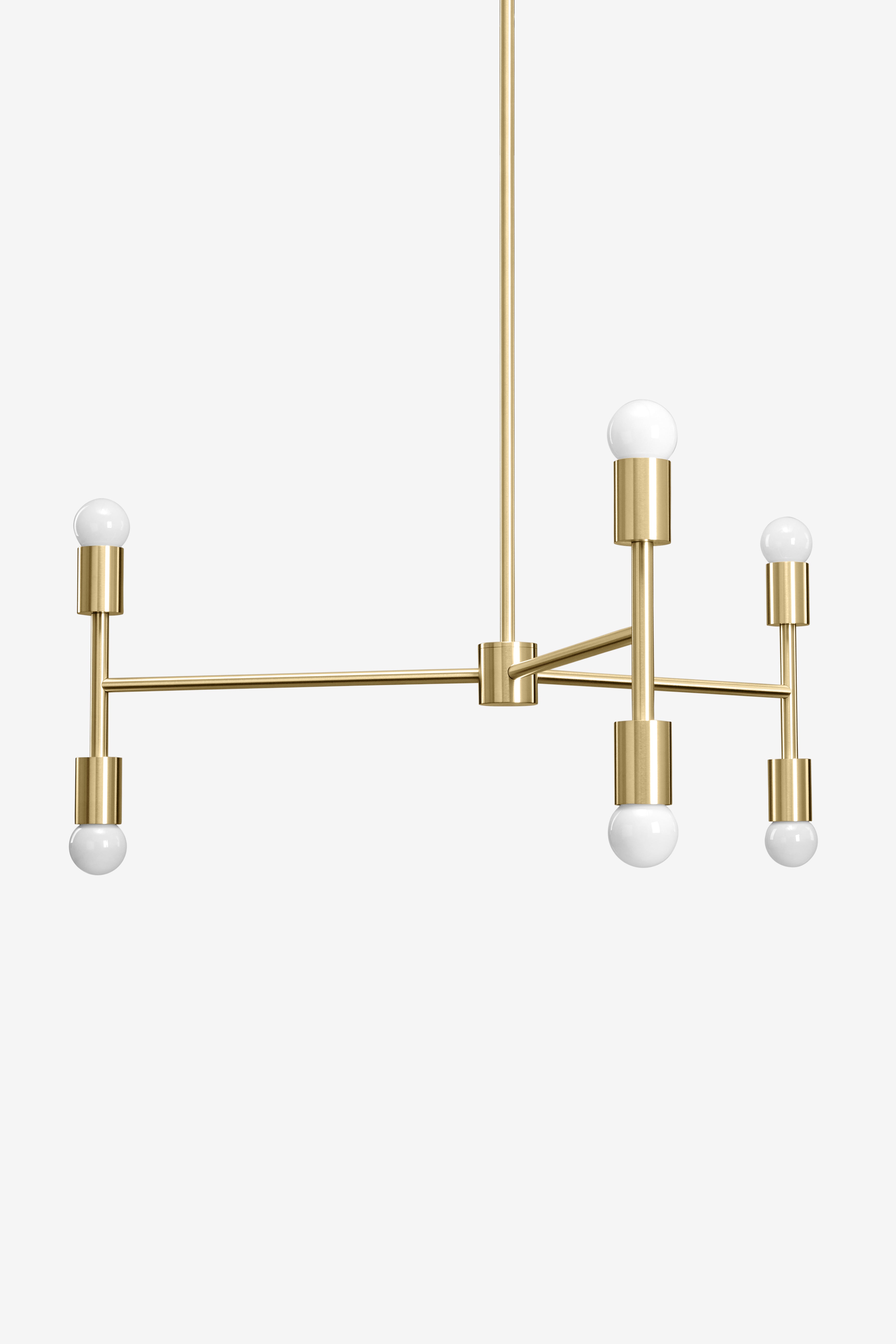 Adel 3 / Chandelier / Brass