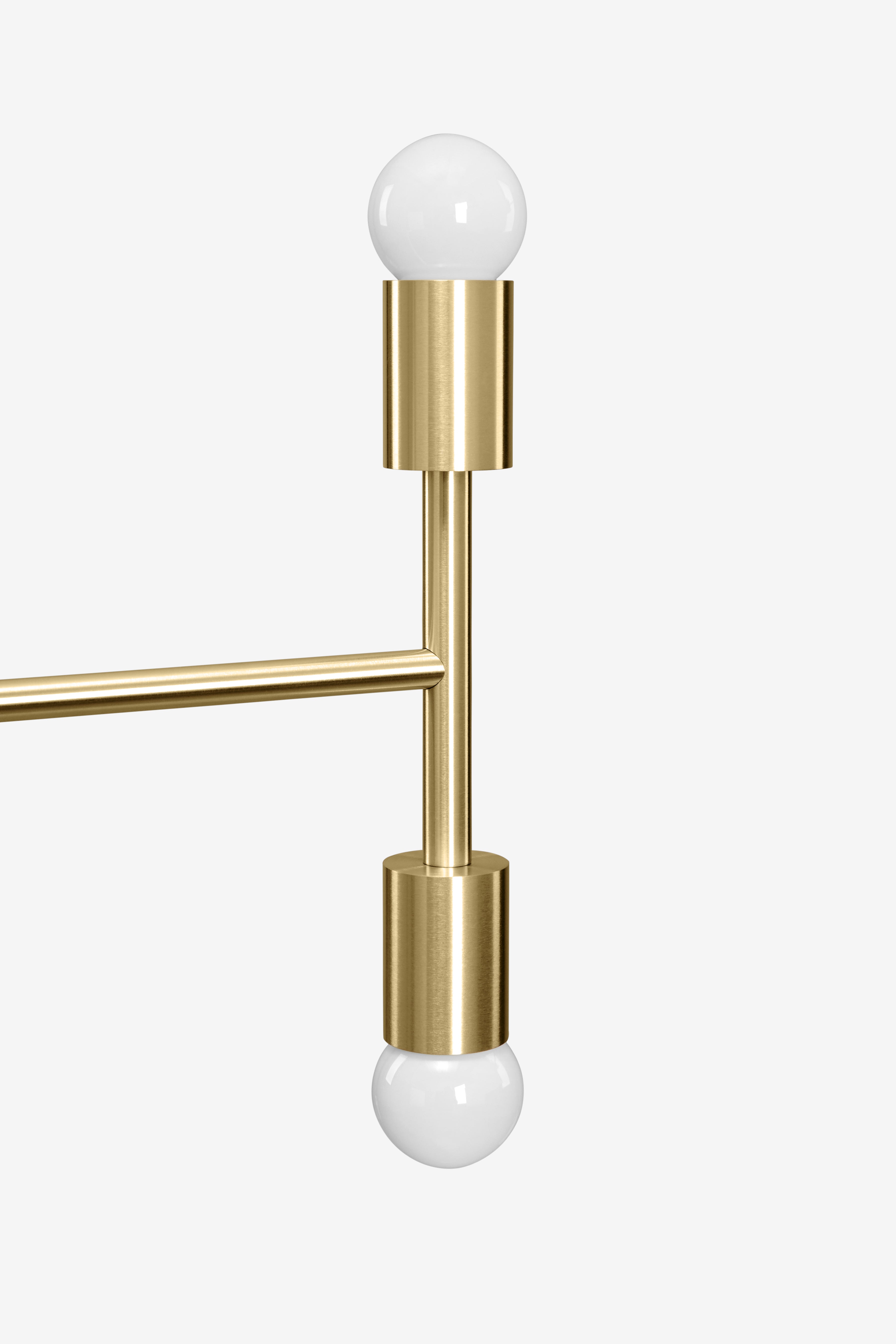 Adel 3 / Chandelier / Brass