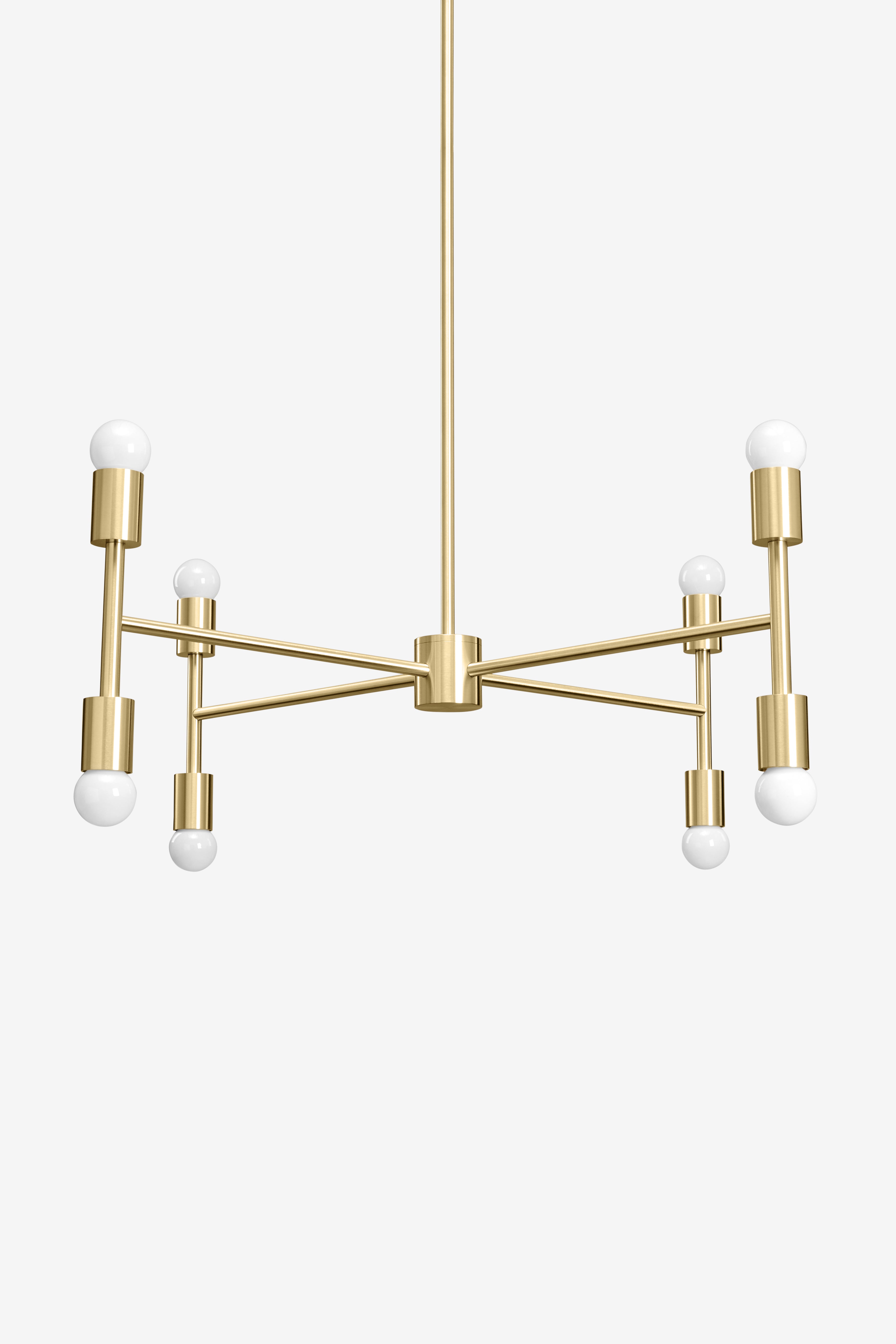 Adel 4 / Chandelier / Brass