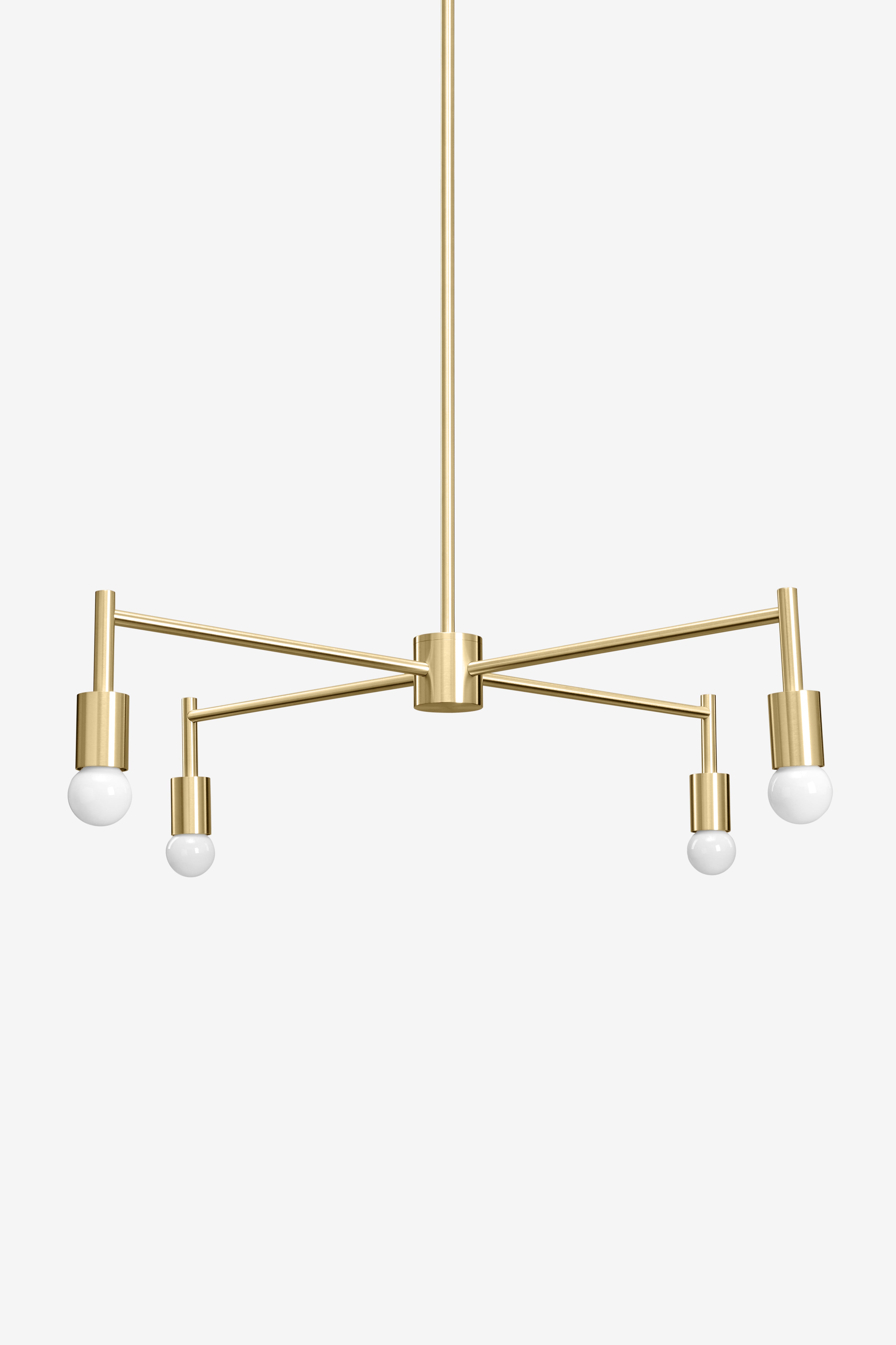 Ames 4 / Chandelier / Brass