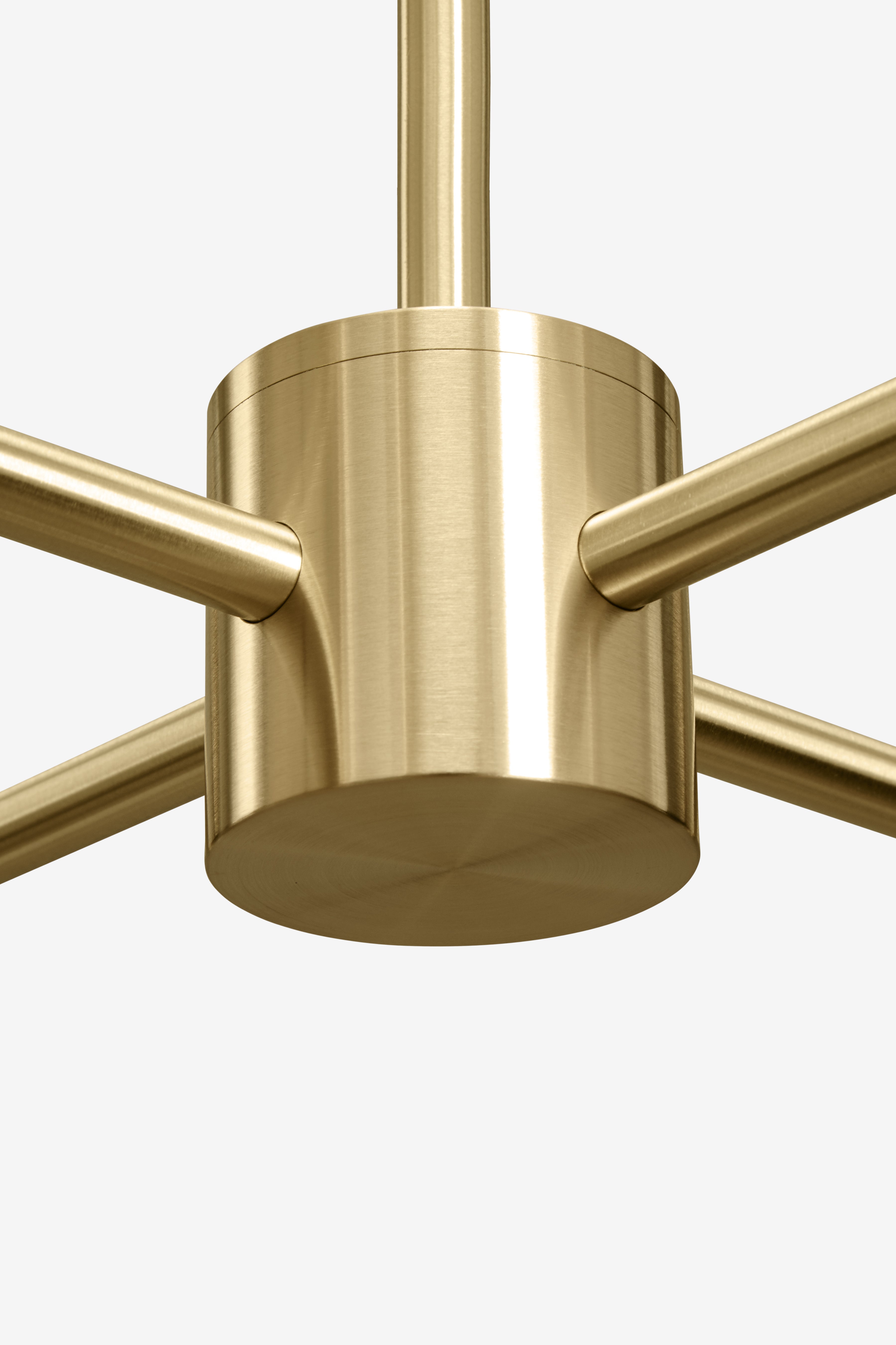 Adel 4 / Chandelier / Brass