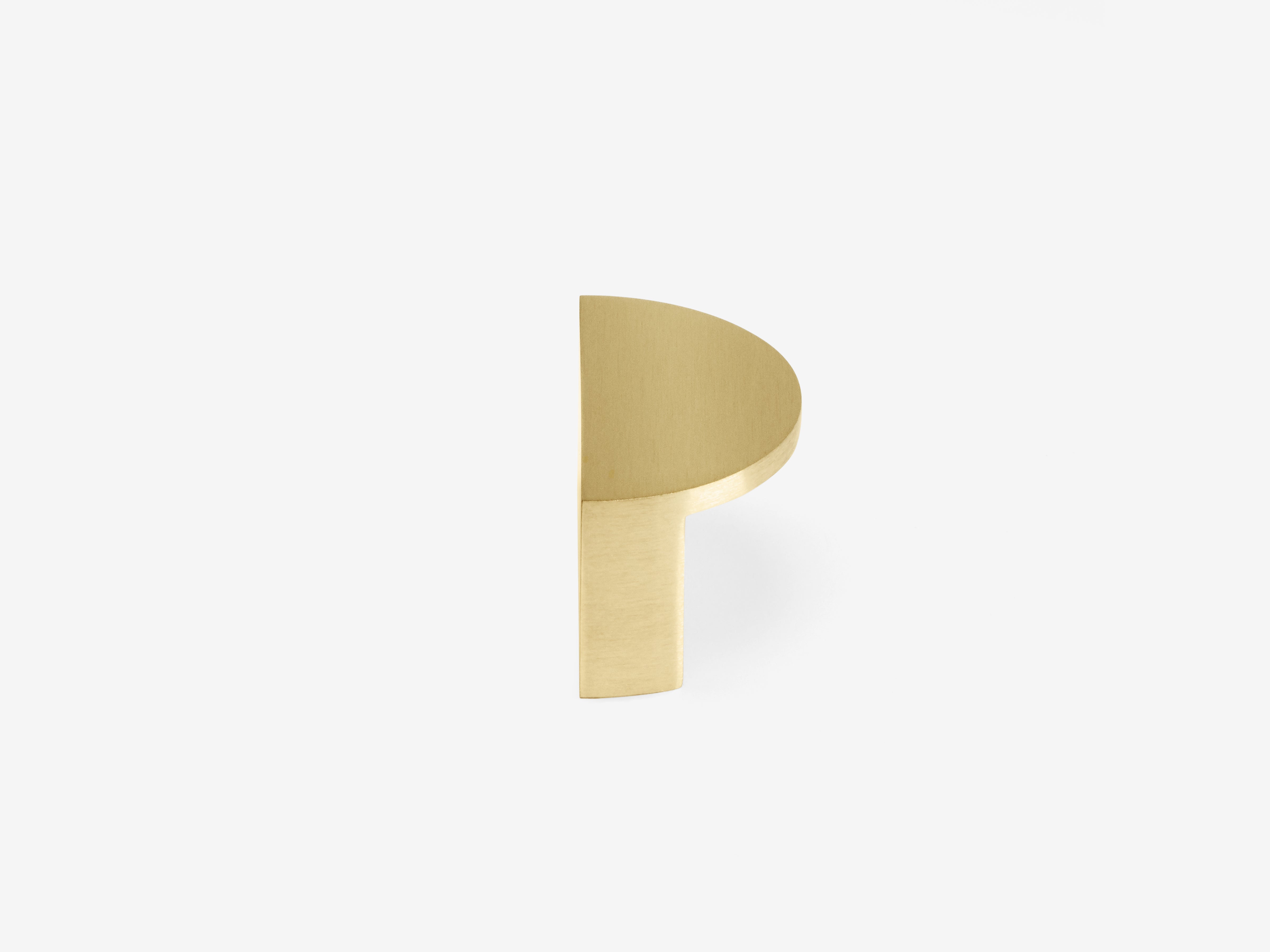 Half Moon Mini / Pull / Brass
