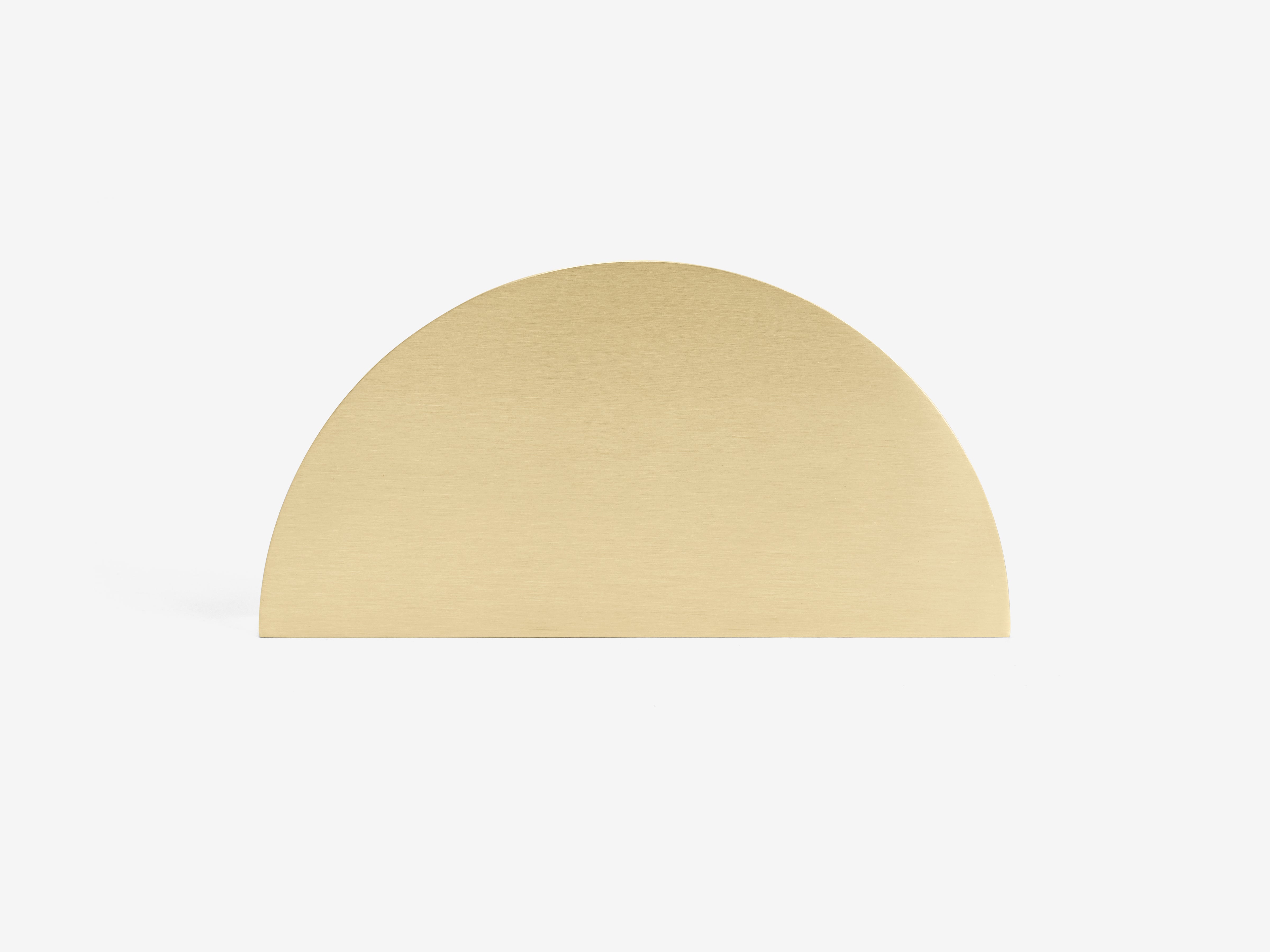Seconds / Half Moon Large / Pull / Brass