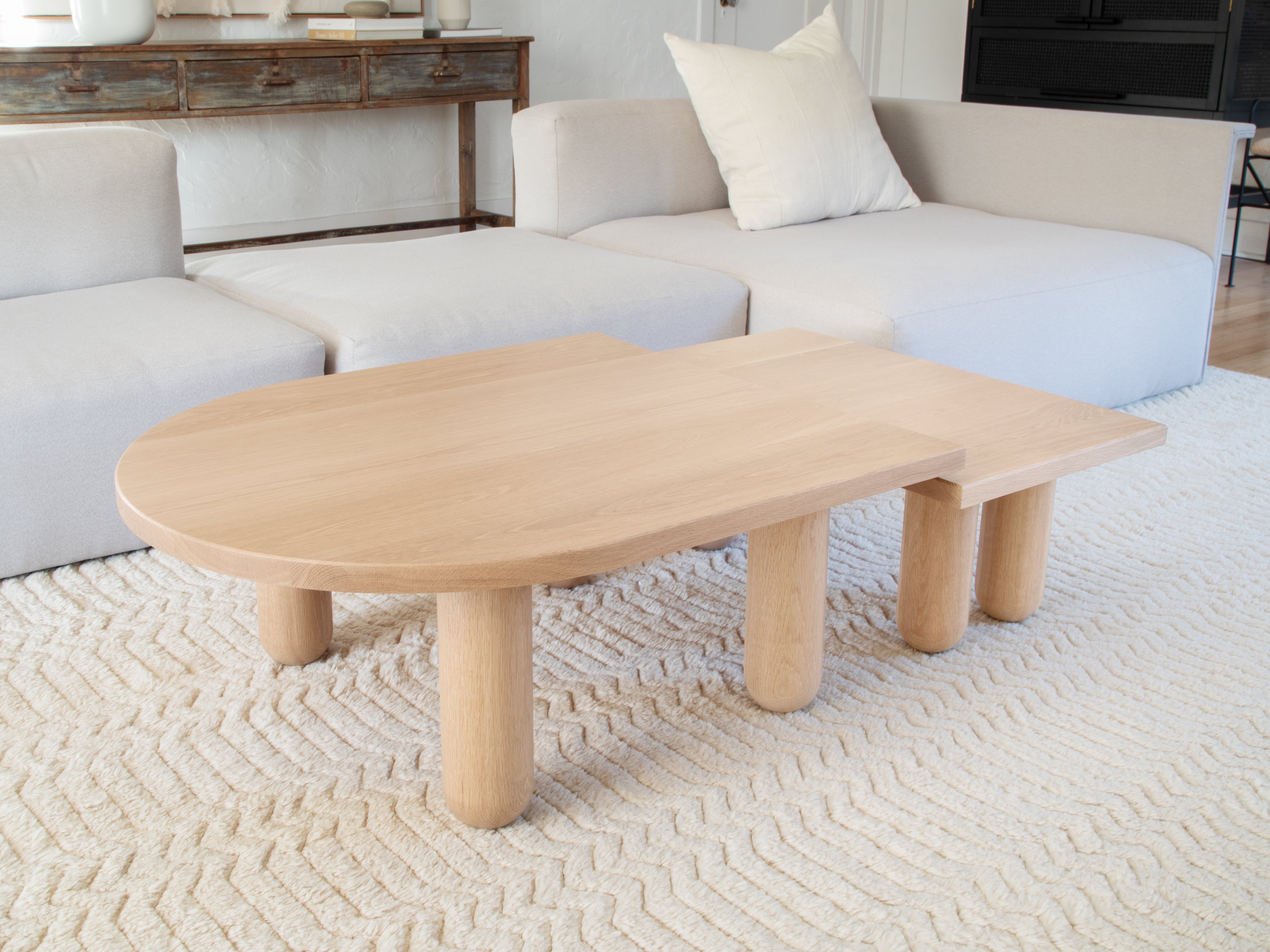 Soto / Coffee Table / White Oak