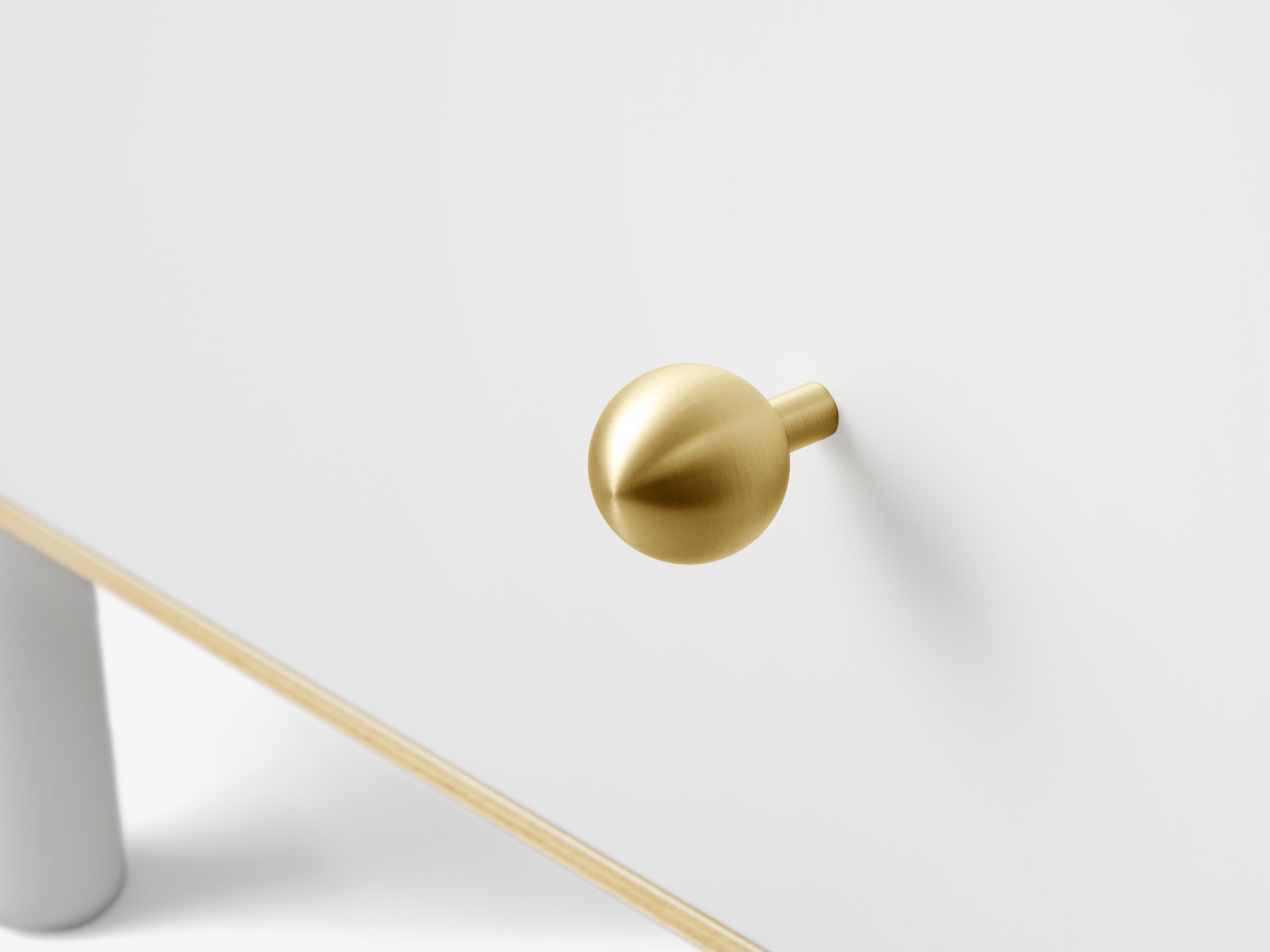 Polk Medium / Knob / Brass